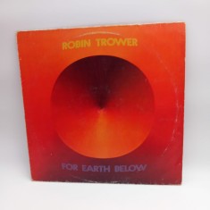 ROBIN TROWER For Earth Below _ vinyl,LP _ Chrysalis, Germania, 1975 _ rock blues foto