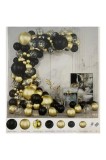 Cumpara ieftin Set 100 baloane stil arcade - model negru și auriu