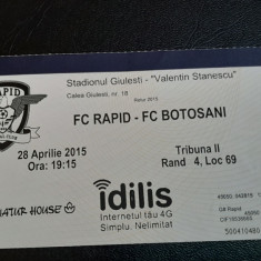 Bilet Rapid - FC Botosani