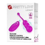 Leshy - Ou vibrator cu 12 vibrații, mov, 18.6 cm, Orion