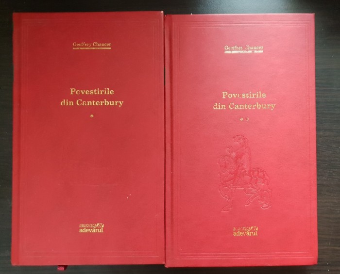 Povestirile din Canterbury (2 vol.) - Geoffrey Chaucer (Biblioteca Adevărul)