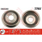 Tambur frana VW POLO CLASSIC (6KV2) (1995 - 2006) TRW DB4260