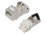 Conector RJ45 Cat 6a Ecranat 8p8c