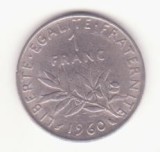 Franța 1 franc 1960