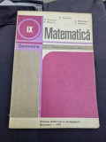 K. Teleman, E. Statescu - Matematica, Manual pentru clasa a IX-a