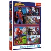 PUZZLE TREFL 2X70 MARVEL SPIDER-MAN AVENTURILE LUI SPIDER-MAN SuperHeroes ToysZone