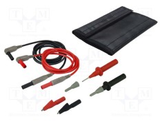 Set cabluri și adaptoare 5A 10A negru roșu CAL TEST