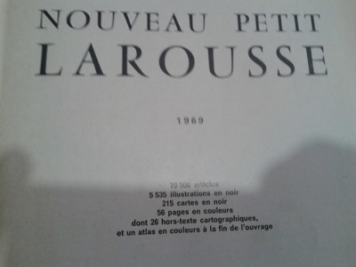 LAROUSSE 1969 foto