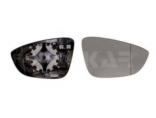 Sticla oglinda, oglinda retrovizoare exterioara VW BEETLE Cabriolet (5C7) (2011 - 2016) ALKAR 6472133