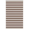 Jaluzea tip zebra maro lățime țesătură 140,9 cm poliester