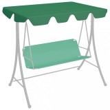 Copertina Rezerva Leagan Gradina vidaXL Verde 188/168x145/110cm Impermeabila Poliester