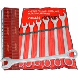 Set chei fixe si inelare combinate 6 piese 34-50mm V35425 Verke