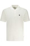 Cumpara ieftin Tricou barbati, cu mini logo brodat, Regular fit, Alb, S