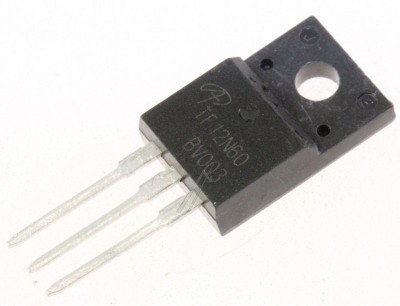 TF12N60 TRANZISTOR TO-220F -ROHS-CONFORM AOTF12N60 ALPHA &amp;amp; OMEGA SEMICONDUCTOR foto