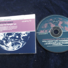 Hannah & Her Sisters - You Keep Me Hangin' On_maxi single,cd_Almighty (1995 ,UK)