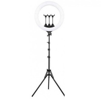 Lampa circulara LED,diametru 53 cm,trepied 200 cm inclus foto