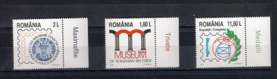 ROMANIA 2018 - MUZEUL RECORDURILOR ROMANESTI, SERIE CU TABS, MNH - LP 2205 foto