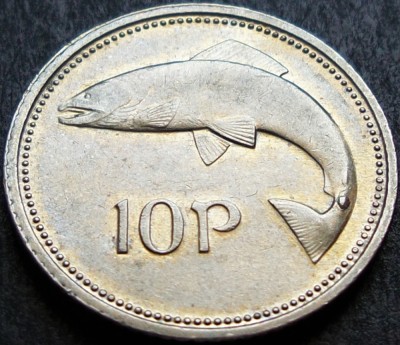 Moneda 10 PENCE - IRLANDA, anul 1995 * cod 1631 B foto