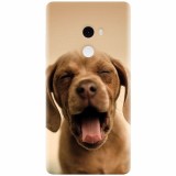 Husa silicon pentru Xiaomi Mi Mix 2, Cute Yawning Puppy