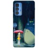 Husa compatibila cu Motorola G100 model Totoro waiting for the bus, Silicon, TPU, Viceversa, Transparent, Carcasa