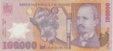 Bancnotă Rom&acirc;nia 100.000 lei 2001 Nicolae Grigorescu, serie 024A