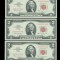 $2 Dollars 1963 United States Note Red Seal CH/GEM UNC Consecutive