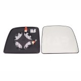 Geam oglinda exterioara cu suport fixare Ford Tourneo Connect, 03.2013-2018, Connect , partea Dreapta, incalzit; sticla convexa; geam cromat; superio