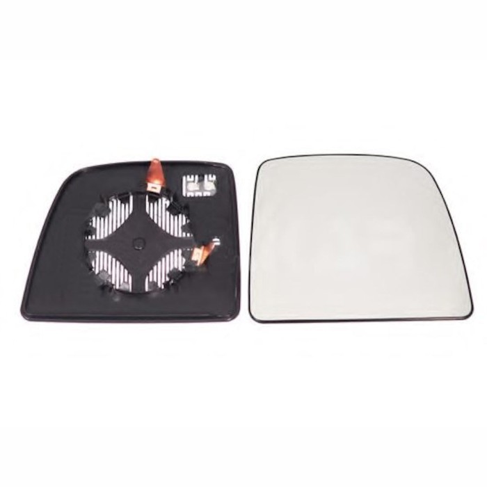 Geam oglinda exterioara cu suport fixare Ford Tourneo Connect, 03.2013-2018, Connect , partea Dreapta, incalzit; sticla convexa; geam cromat; superio