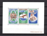 Benin (Dahomey) 1972 - Jocurile Olimpice Munchen, medaliați, supratipar, bloc neuzat