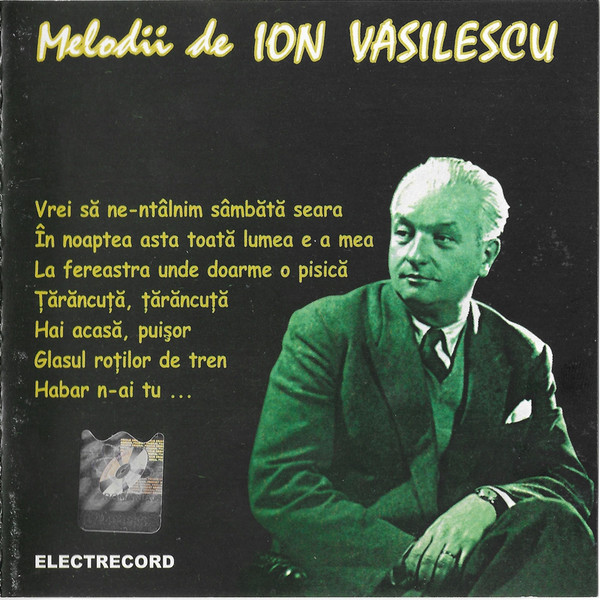 CD Ion Vasilescu &lrm;&ndash; Melodii De Ion Vasilescu Vol. 1