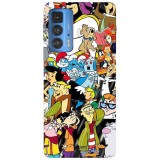 Husa compatibila cu Motorola Moto G20 model Old cartoons Part 2, Silicon, TPU, Viceversa, Transparent, Carcasa