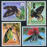 Papua, insecte, fluturi, 1988, MNH, Nestampilat