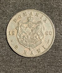 Moneda 2 bani 1880 foto