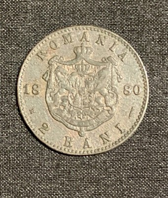 Moneda 2 bani 1880 foto