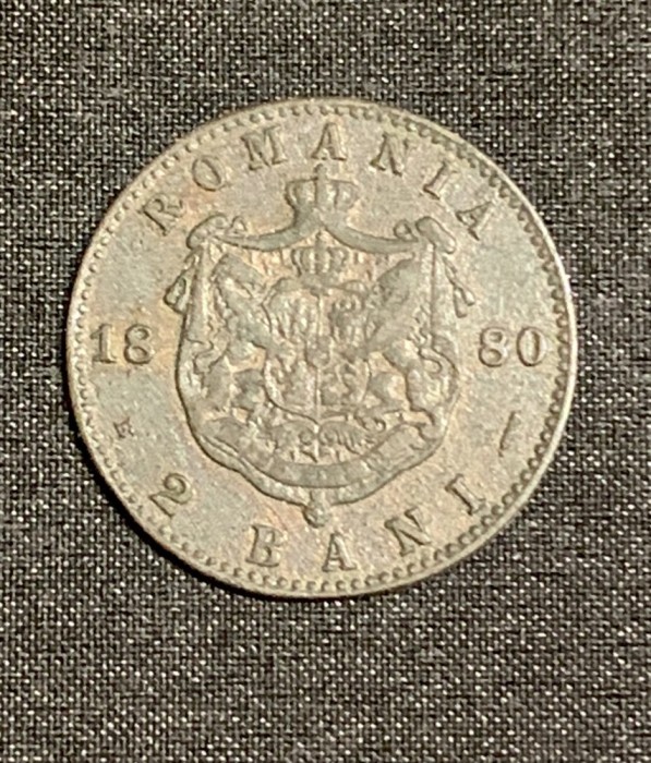 Moneda 2 bani 1880