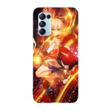 Husa compatibila cu Oppo Find X3 Lite model Genshin Impact Baal, Silicon, TPU, Viceversa, Transparent, Carcasa