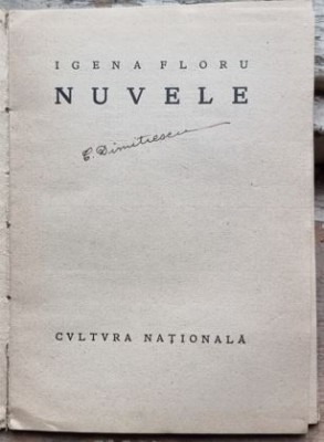 Igena Floru - Nuvele foto