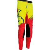 Cumpara ieftin Pantaloni cross-enduro copii Thor model Qualifier Youth culoare: rosu/galben &ndash; marime 24