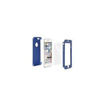 HUSA PLASTIC 360 + TEMPERED GLASS IPHONE X / IPHONE XS BLUE