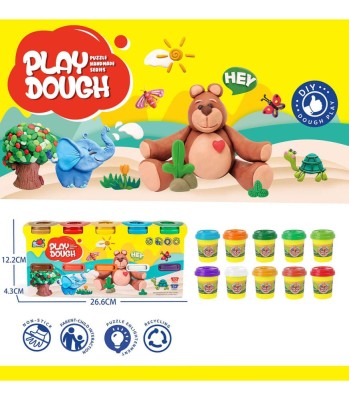PLASTILINĂ 10 BORCANE URSuleț foto