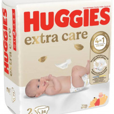 Scutece Huggies, Extra Care Convi, Nr 2, 3-6 kg, 24 buc