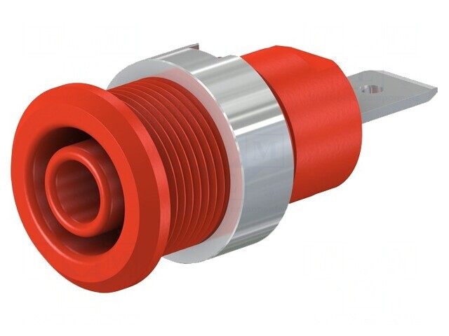 Soclu Banană Roșu 4mm 32A 1kV