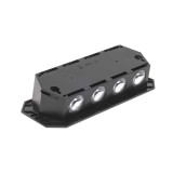 Lampa de perete solara cu 8 LED-uri si 2 culori de lumina, dimensiuni compacte