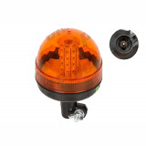 Girofar auto NEOLITE 12/24V cu 40 leduri orange cu suport tubular, diam. 130mm, inaltime 180mm, Rapid