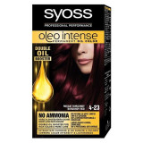 Vopsea de par, Syoss Oleo Intense, nuanta 4-23 Roscat Burgundy