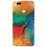 Husa silicon pentru Xiaomi Mi A1, Colorful Wall Paint Texture