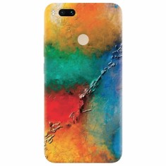 Husa silicon pentru Xiaomi Mi A1, Colorful Wall Paint Texture foto