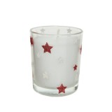 Lumanare - Wax in Glass with Stars | Kaemingk