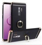 Husa Samsung Galaxy S8 Plus Elegance Luxury 3in1 Ring Neagra, Protectie Socuri, Praf si Zgarieturi, Carcasa