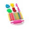 Plastilina si forme, 12 culori Neon, 18 piese, ATU-084835